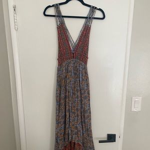 Free People Floral midi maxi dress